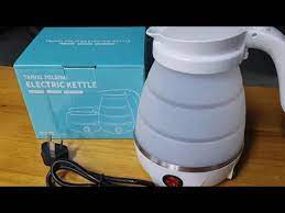 غلاية كهربائية محمولة وقابلة للطي مصنوعة من السيليكون المتين Bouilloire Electrique Portable & Pliable En Silicone Durable 600Ml